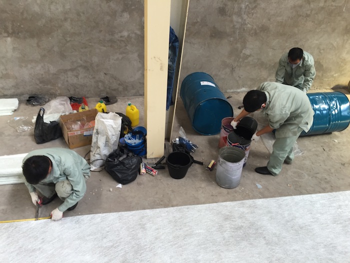 bọc composite bể chứa hoá chất