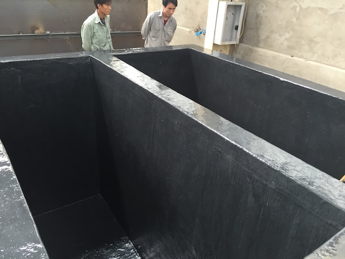 bọc composite bể chứa hoá chất
