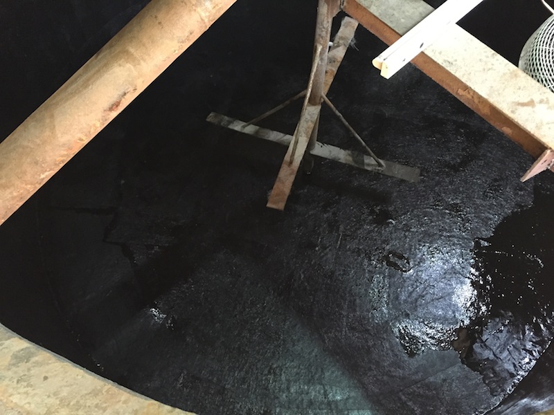 bọc composite bể khuấy hoá chất