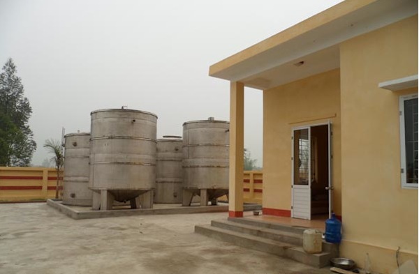 Bọc Composite bể chứa nước