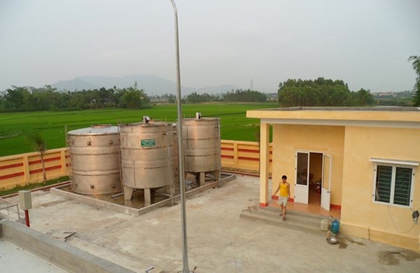 Bọc Composite bể chứa nước