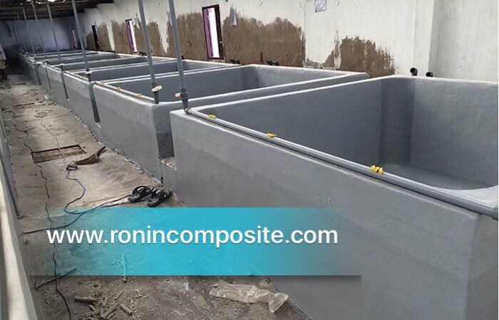 bọc composite bể nuôi thuỷ sản