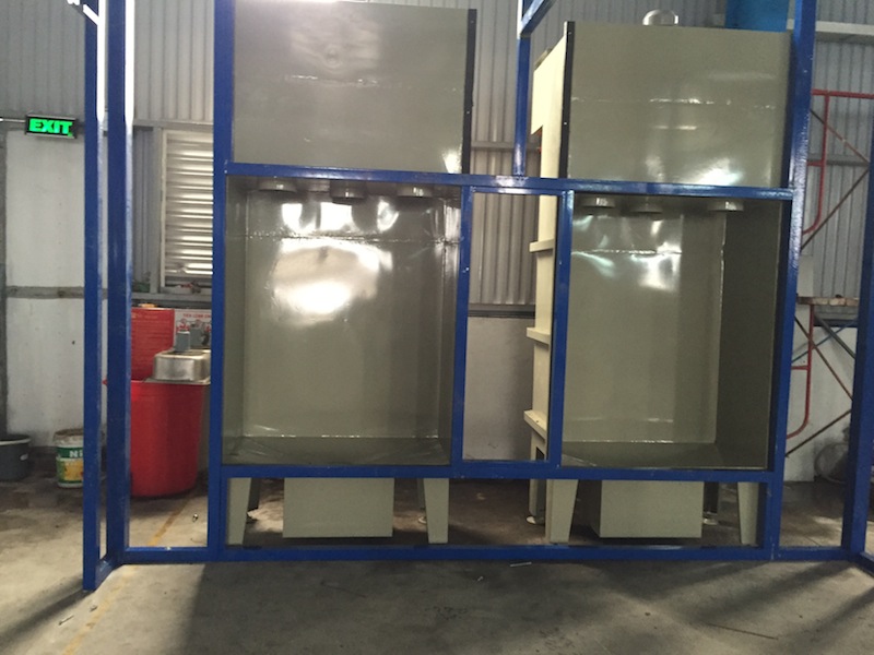 bọc composite bể sơn tĩnh điện