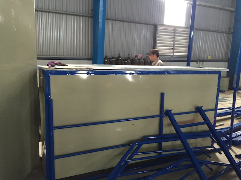 bọc composite bể sơn tĩnh điện