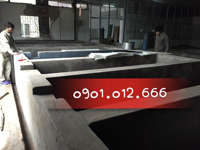 bọc composite bể sơn tĩnh điện