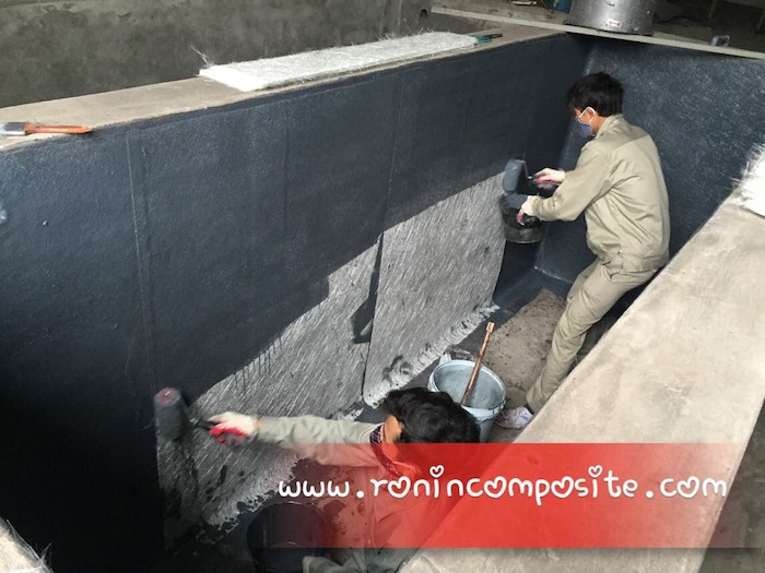 bọc composite bể sơn tĩnh điện