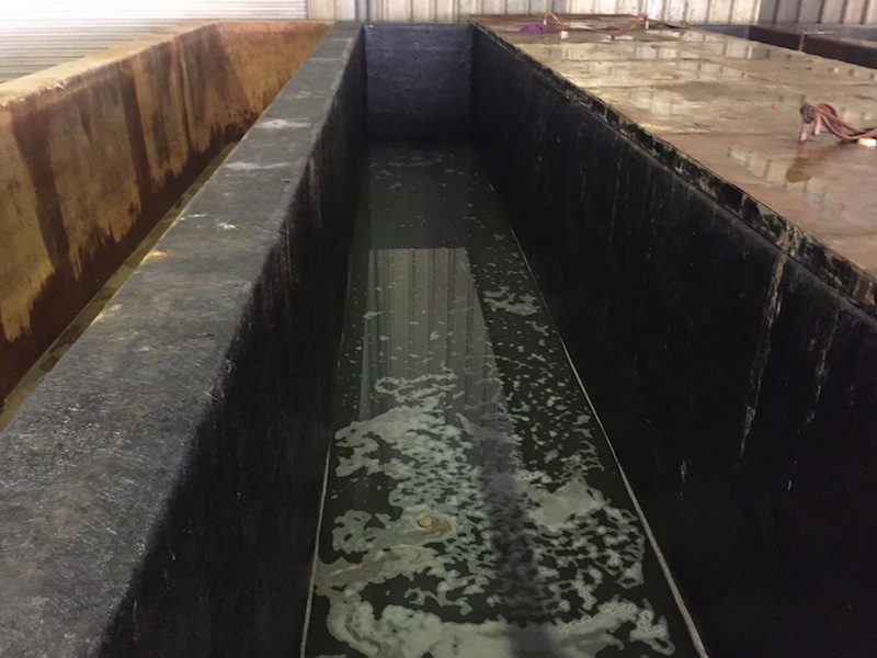 Bọc composite FRP bể xi mạ