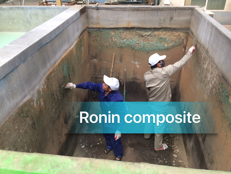 bọc composite bể ngâm hoá chất