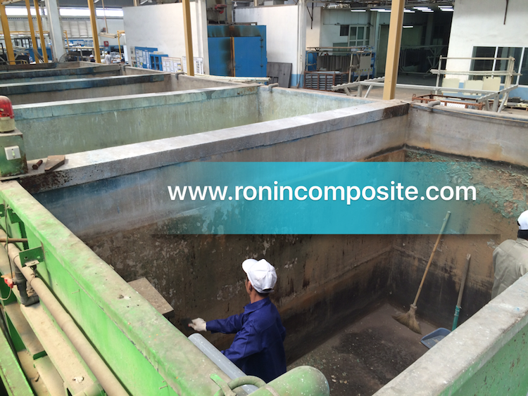 bọc composite bể ngâm hoá chất