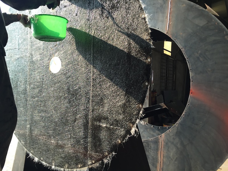 bọc composite quạt công nghiệp