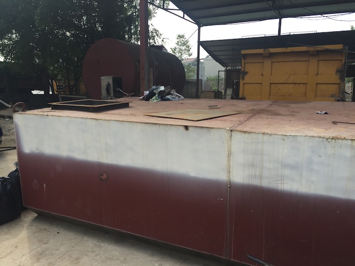 bọc composite téc chứa nước sạch