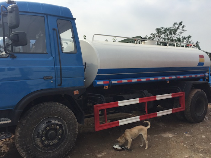 bọc composite téc chứa trên xe
