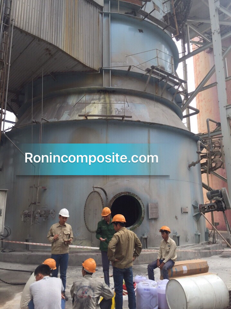 bọc composite tháp nhiệt