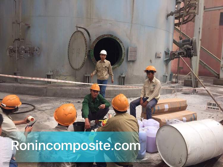 bọc composite tháp nhiệt