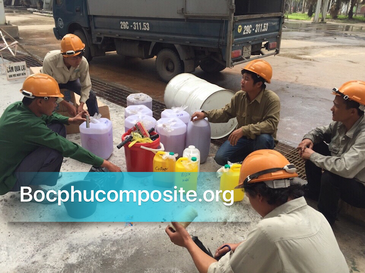 bọc composite tháp nhiệt