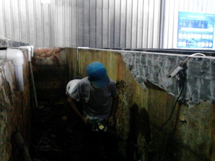 bọc FRP bể chứa hoá chất xử lý