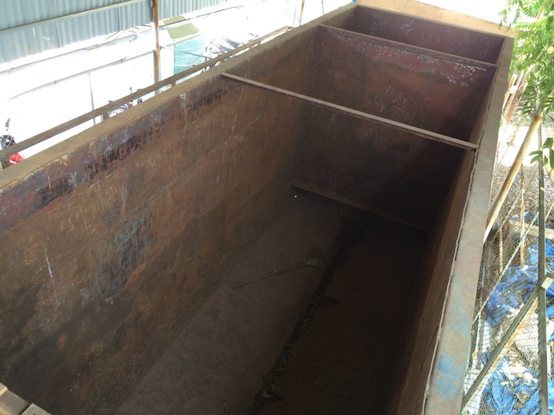 Bọc FRP bể nước thải