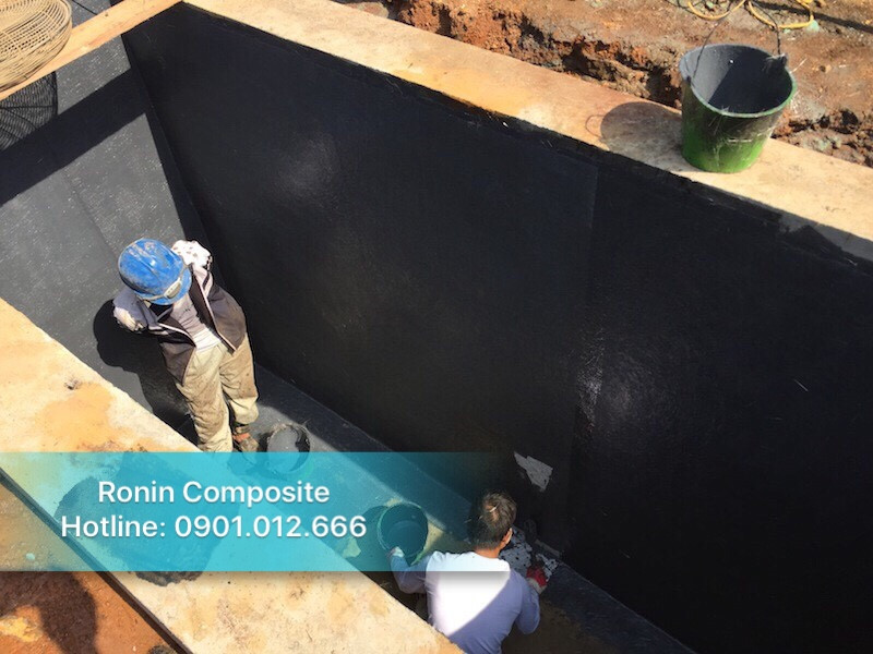 bọc frp bể khuấy hoá chất