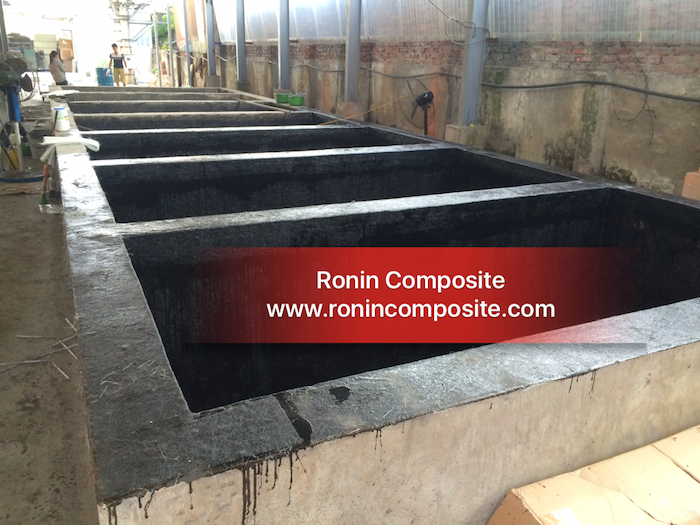 bọc composite bể sơn tĩnh điện