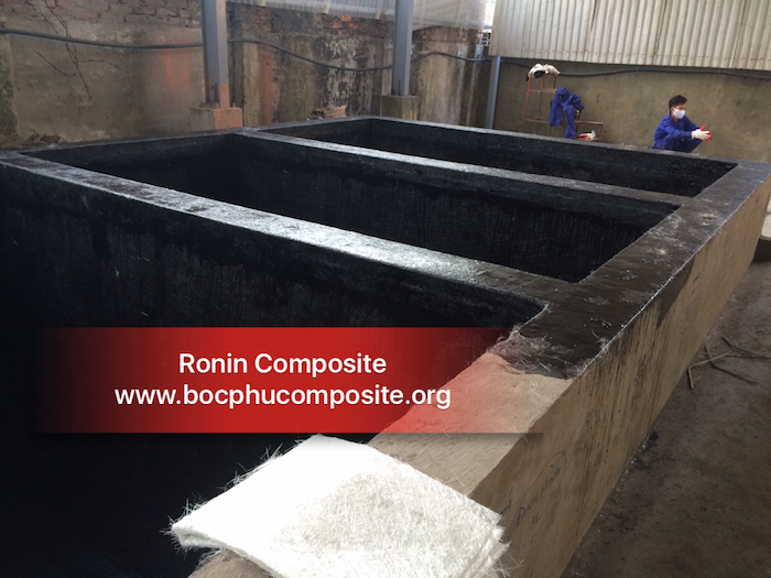 bọc composite bể sơn tĩnh điện