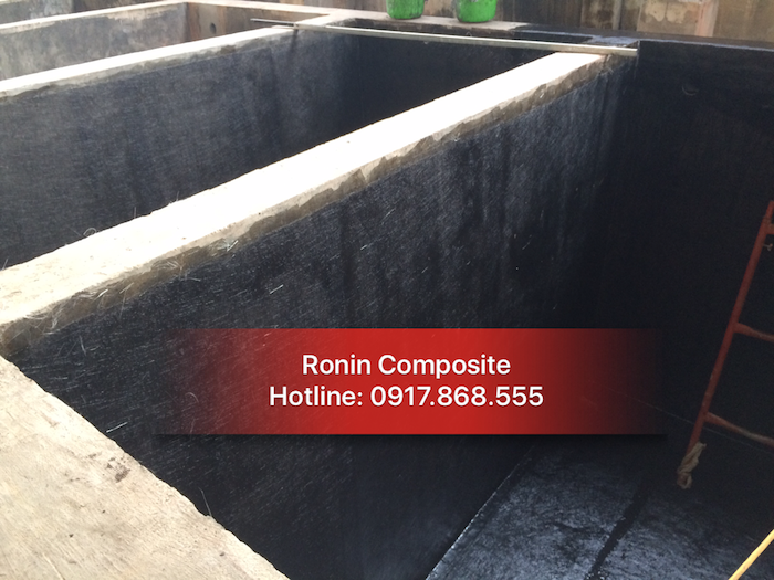 bọc composite bể sơn tĩnh điện