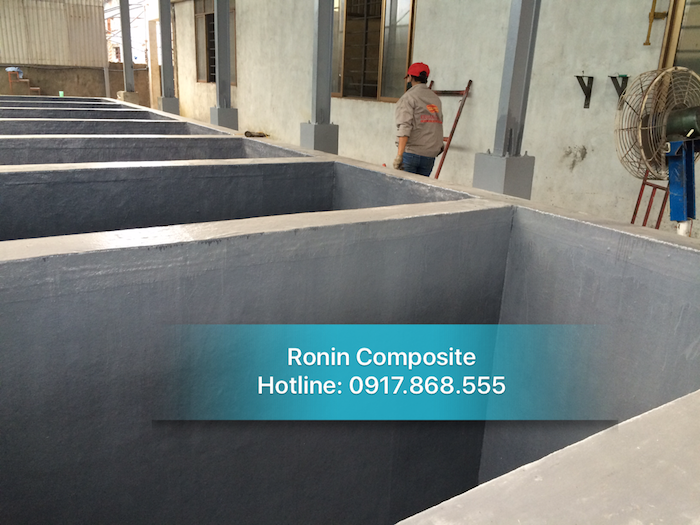 bọc composite bể sơn tĩnh điện