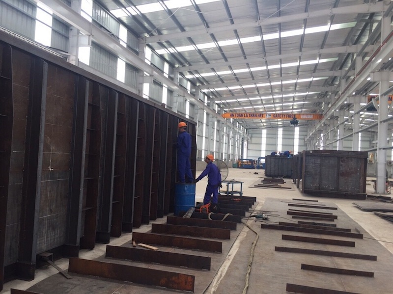 Bọc FRP bể chứa nước thải