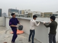 Bọc Composite bể tiểu cảnh, chống thấm mái, chống thấm tường cho Chung Cư Cao Cấp Mandarin Garden
