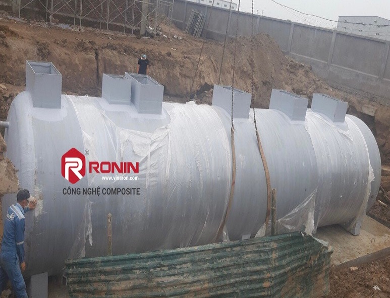 Bồn Composite xử lý nước thải cho dự án