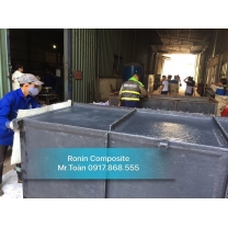 Bọc Composite bồn tẩy dầu Bọc Composite bồn tẩy dầu