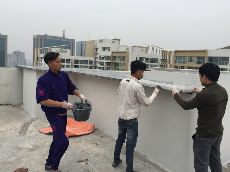 Bọc Composite chống dột mái nhà