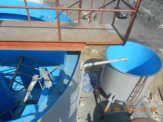 Bọc Composite FRP bể lắng