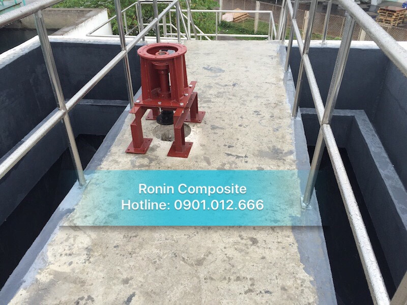 Bọc bể nước thải hệ thống xi mạ