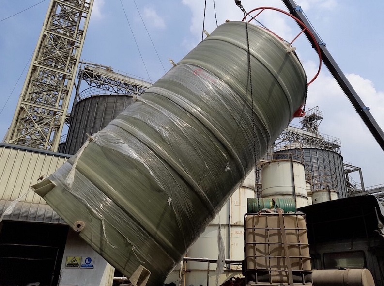 Bồn Composite chứa hoá chất cho nhà máy Kwang Sung - KCN Dầu Giây - Đồng Nai