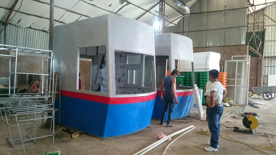 Cabin trạm thu phí Composite FRP Cabin trạm thu phí Composite FRP