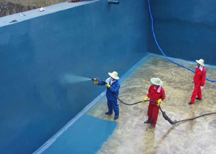 Phun chống thấm Polyurea Phun chống thấm Polyurea