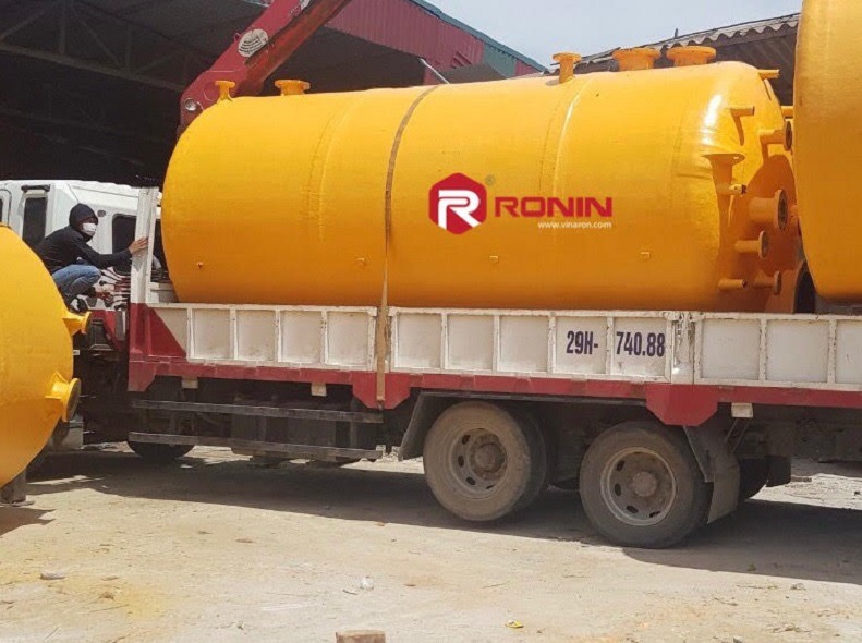 Cung cấp bồn Composite chứa hoá chất cho nhà máy USAVINA - Hưng Yên