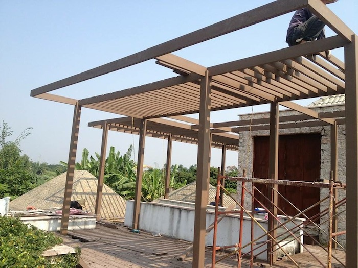 Lắp đặt tấm gỗ Composite mỹ thuật Lắp đặt tấm gỗ Composite mỹ thuật