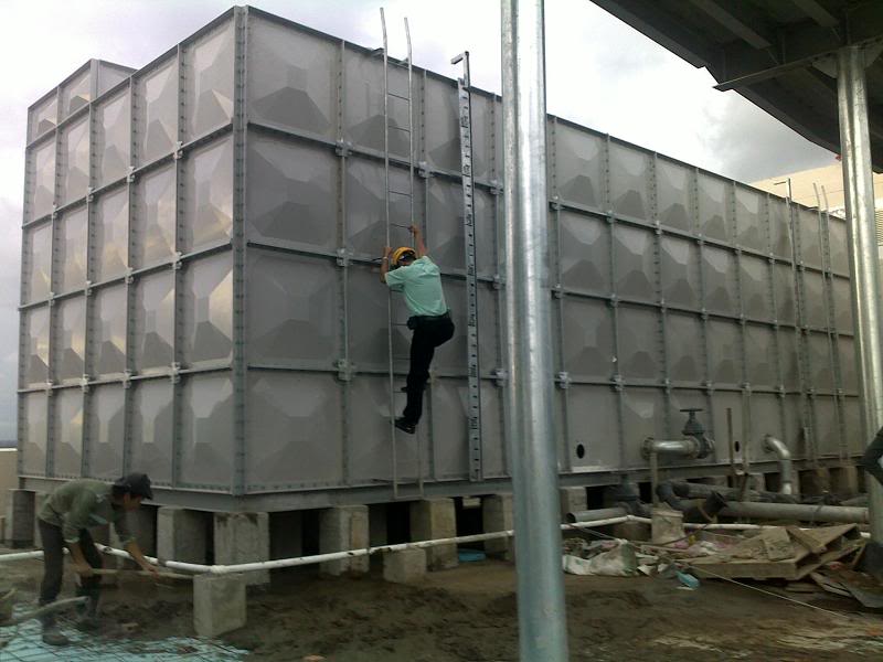 Thi công bể chứa nước lắp ghép Thi công bể chứa nước lắp ghép