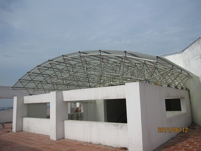 Thi công mái vòm Composite FRP Thi công mái vòm Composite FRP