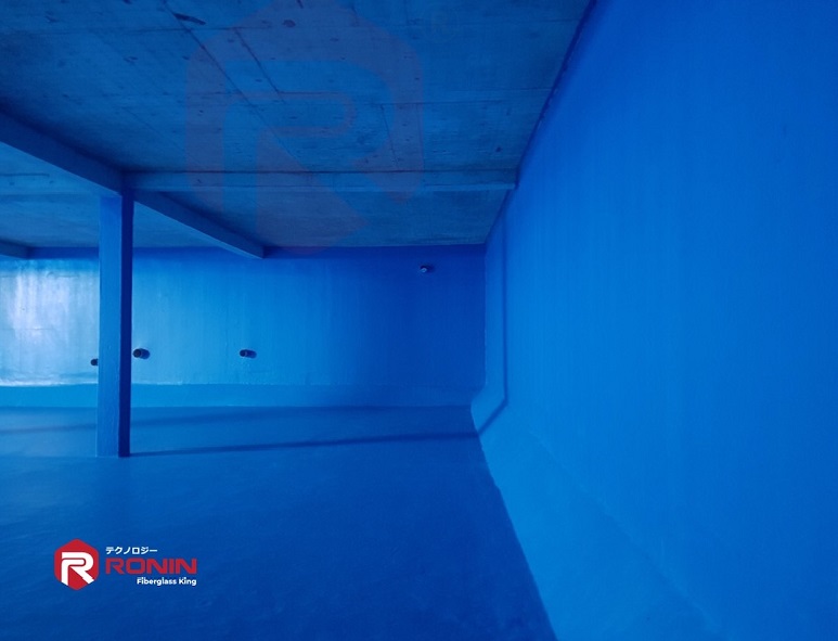 Thi công chống thấm Composite cho bể chứa nước Khu đô thị Địa trung hải - Kiên Giang